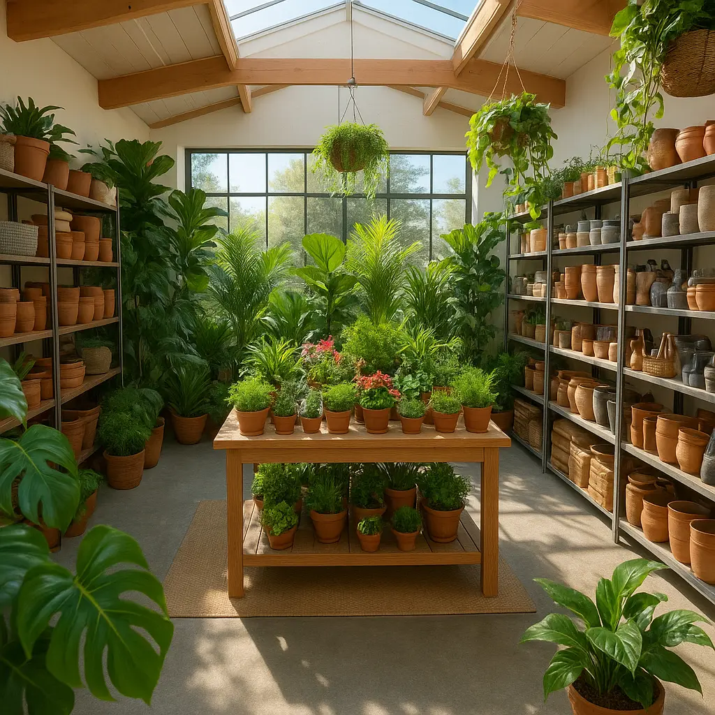 Garden Center Innenraum